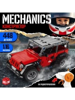 Конструктор Mechanics «Джип», радиоуправляемый, 1:16, открыв