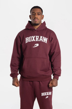 Худи BOXRAW East Street бордовое