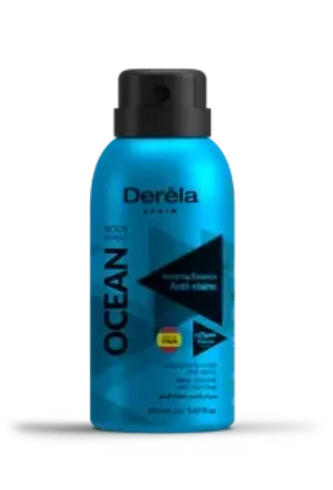 DERELA  Дезодорант-спрей для тела с защитой от пятен OCEAN  150мл*12