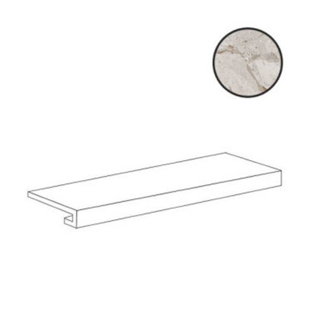 Фронтальная ступень Karnis Gradino C.Retta Silver Matt (97495)