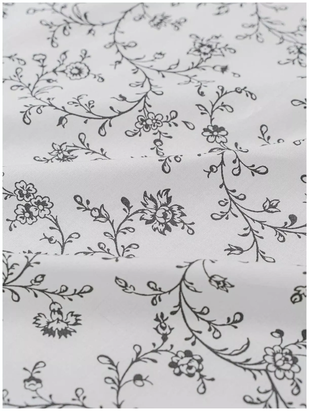 YERRNA КБП Белый с рисунком Под 150*200/нав 50*70 Перкаль