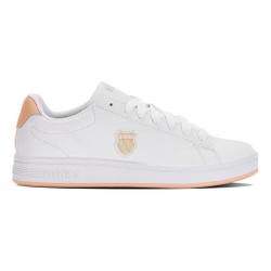Женские теннисные кроссовки K-Swiss Court Shield Sneakers Women - White, Apricot