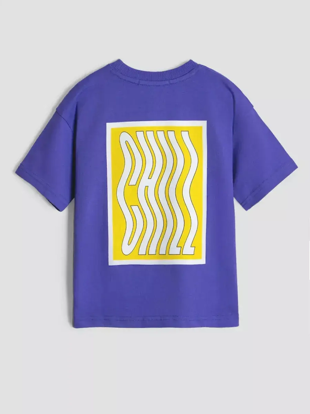 Хлопковая футболка детская оверсайз с принтом