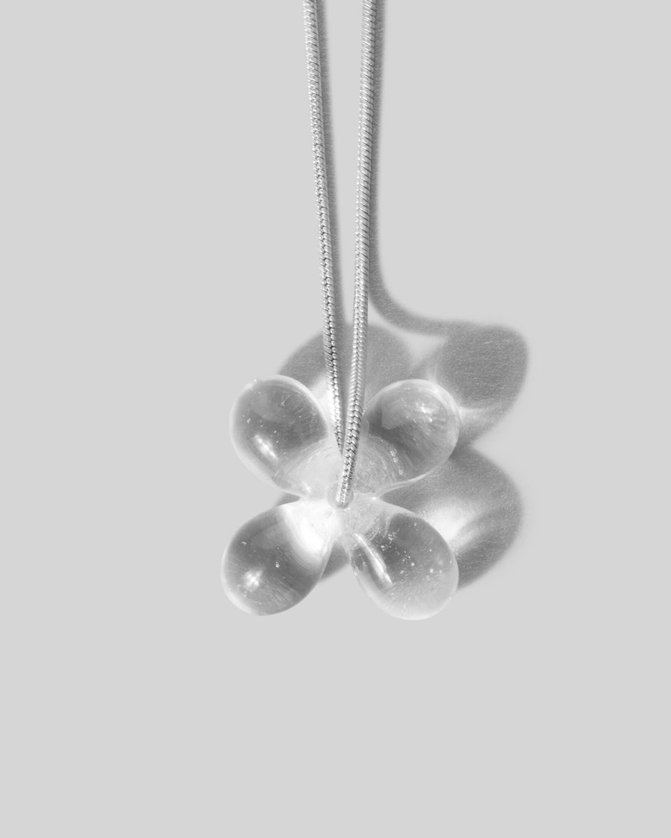 Подвеска Glass Flower Clear