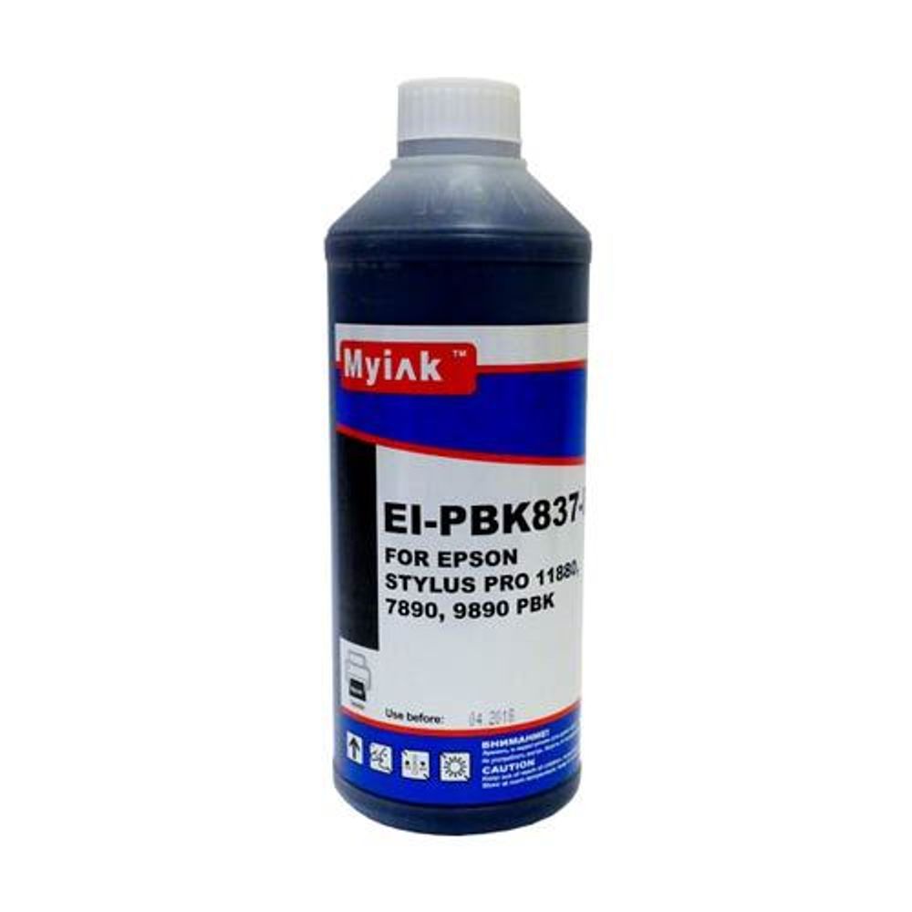 Чернила для EPSON (T6361) EPSON St Pro 7900/9900/7700/9700/WT7900/9890/7890 (1л, photo black Pigment) EI-PBK837-B MyInk