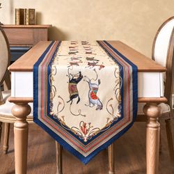 ДОРОЖКА НА СТОЛ "PASSAGE", 45Х145СМ, БЕЖЕВЫЙ, 100% ХЛОПОК,ТВИЛ