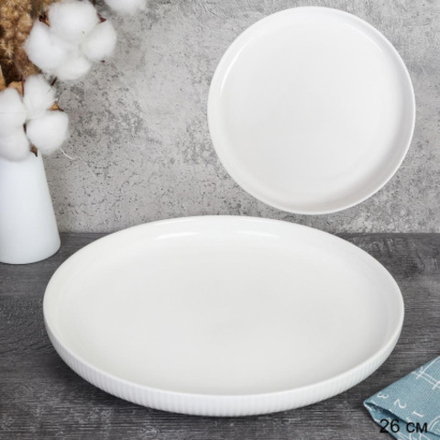 Тарелка 26х3,5 см / SR-9912 /уп 15/
