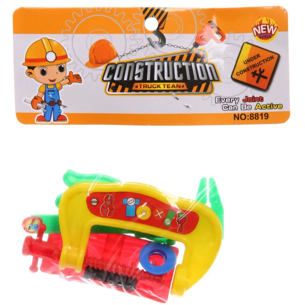 Набор инструментов «Построй сам», 4-6 предметов, 16*16 см, пакет