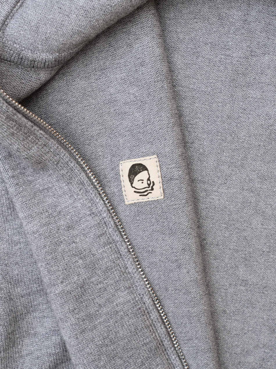 Вязаное худи