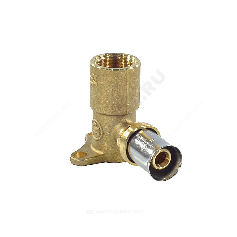 Водорозетка для МП/PE-X труб латунь пресс Дн 20х1/2" ВР RM139 Giacomini RM139Y037