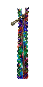 Застежка-молния декоративная металл №5 16см