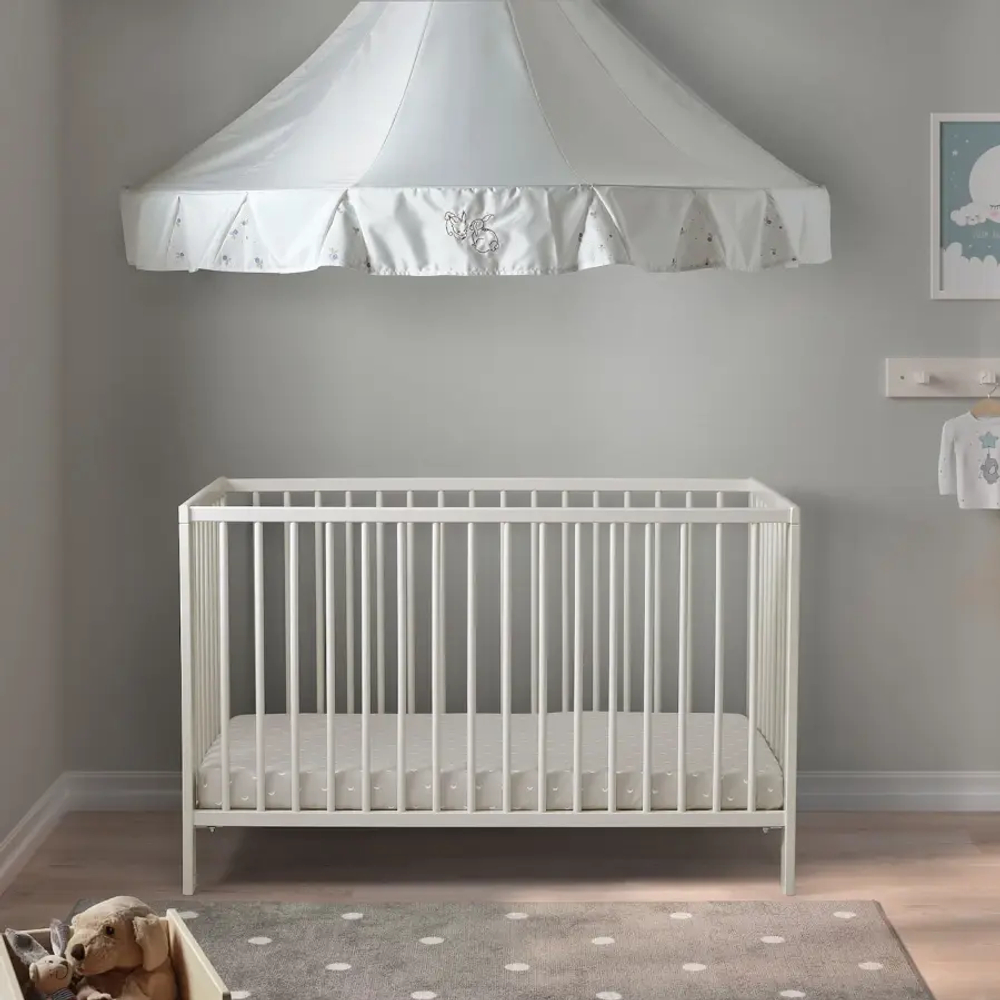 Кровать для новорожденных - IKEA GULLIVER, 60x120 см, белый, ГУЛЛИВЕР ИКЕА