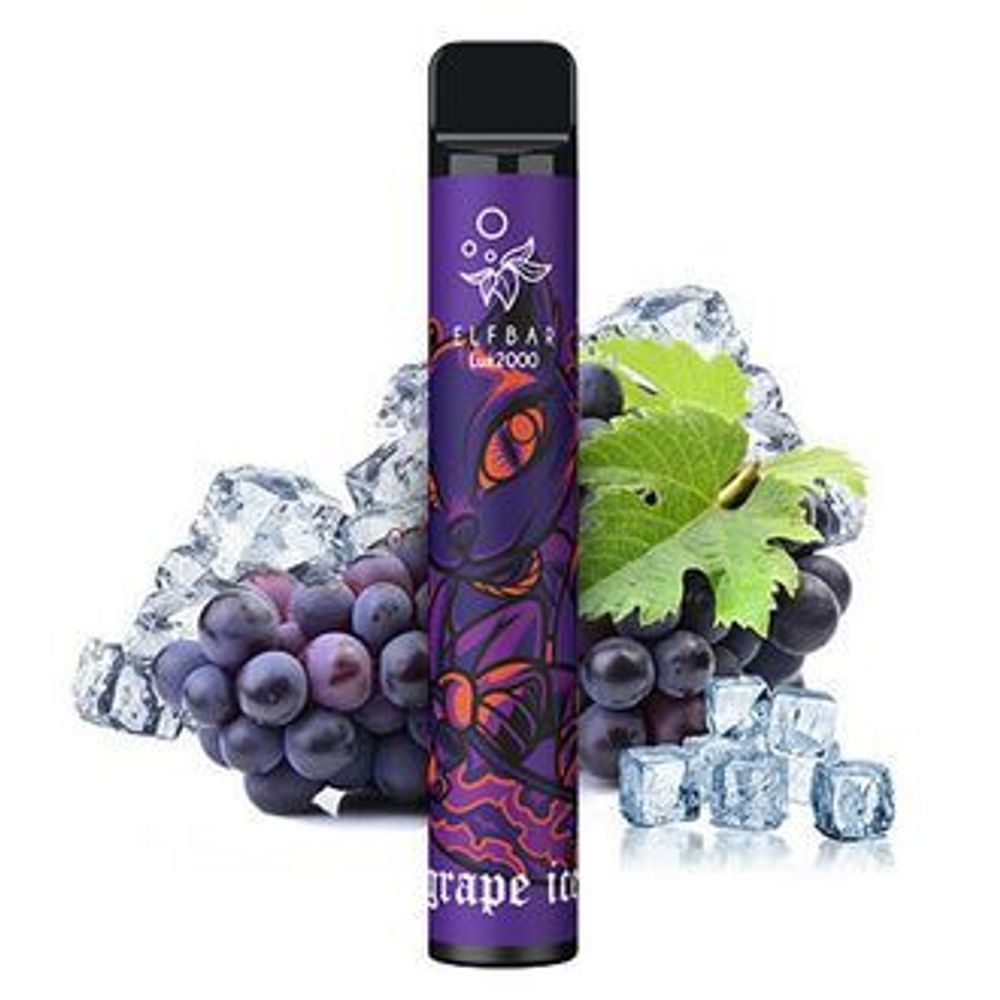 Elf Bar - Grape Ice (2000) Lux