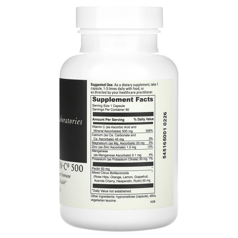 DaVinci Laboratories, DaVinci Poten-C 500, 90 капсул