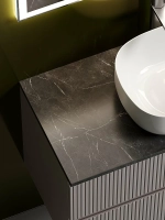 Тумба с раковиной Sancos SNOB T 100 со столешницей, Doha Soft