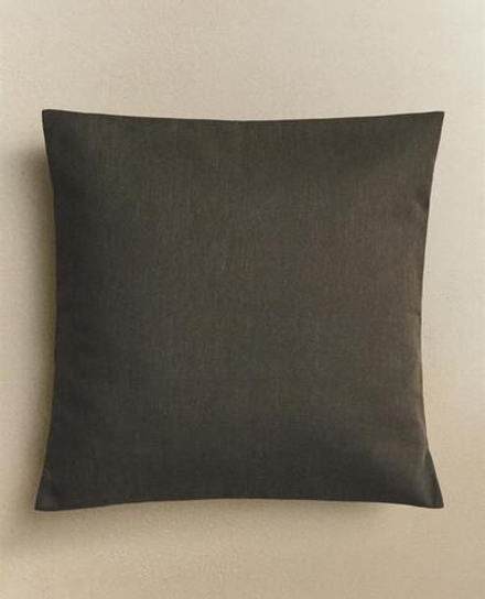 ZARA HOME ОДНОТОННАЯ НАВОЛОЧКА, ХАКИ