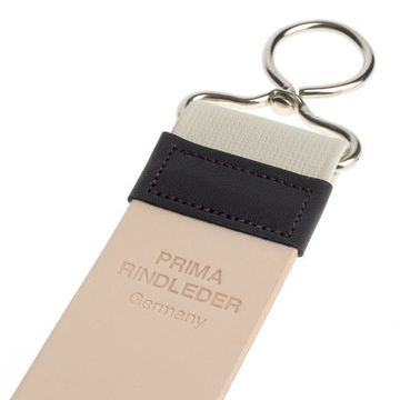 Двусторонний ремень для правки опасной бритвы MUEHLE, кожа + текстиль