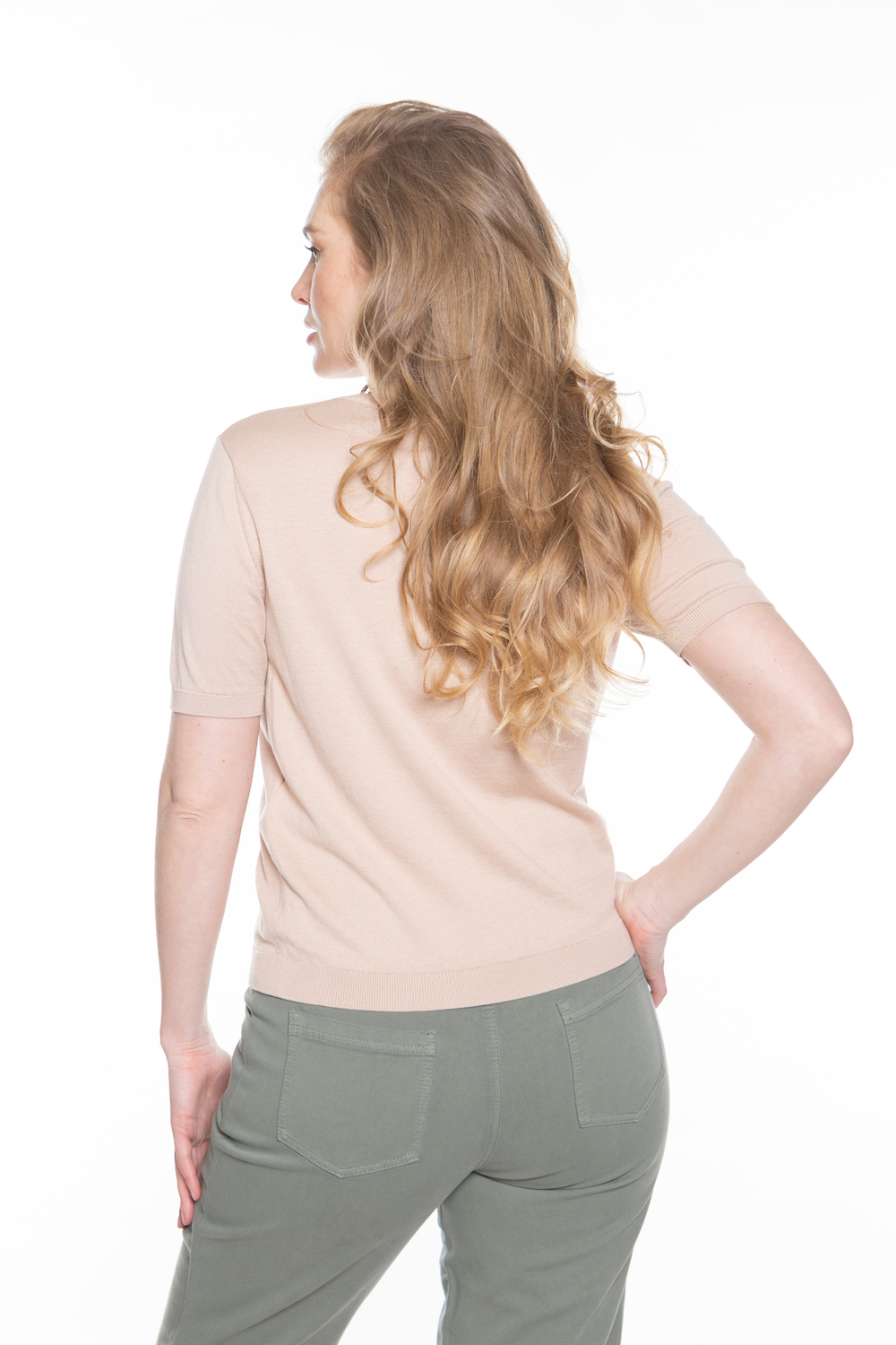 ФУТБОЛКА ИЗ ШЕЛКОВОЙ И ХЛОПКОВОЙ ПРЯЖИ