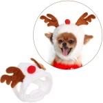 Шапка для собак и кошек «Милый Рудольф», цвет как на фото, р S (от 2 до 8кг)