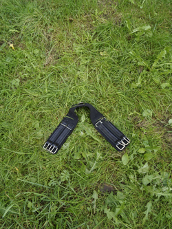 Выездковая подпруга 50см для лошади из двух слоёв подпружной стропы 75мм.