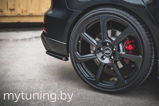 Сплиттеры бампера заднего боковые для AUDI RS3 8V Sportback рестайлинг (17-...)