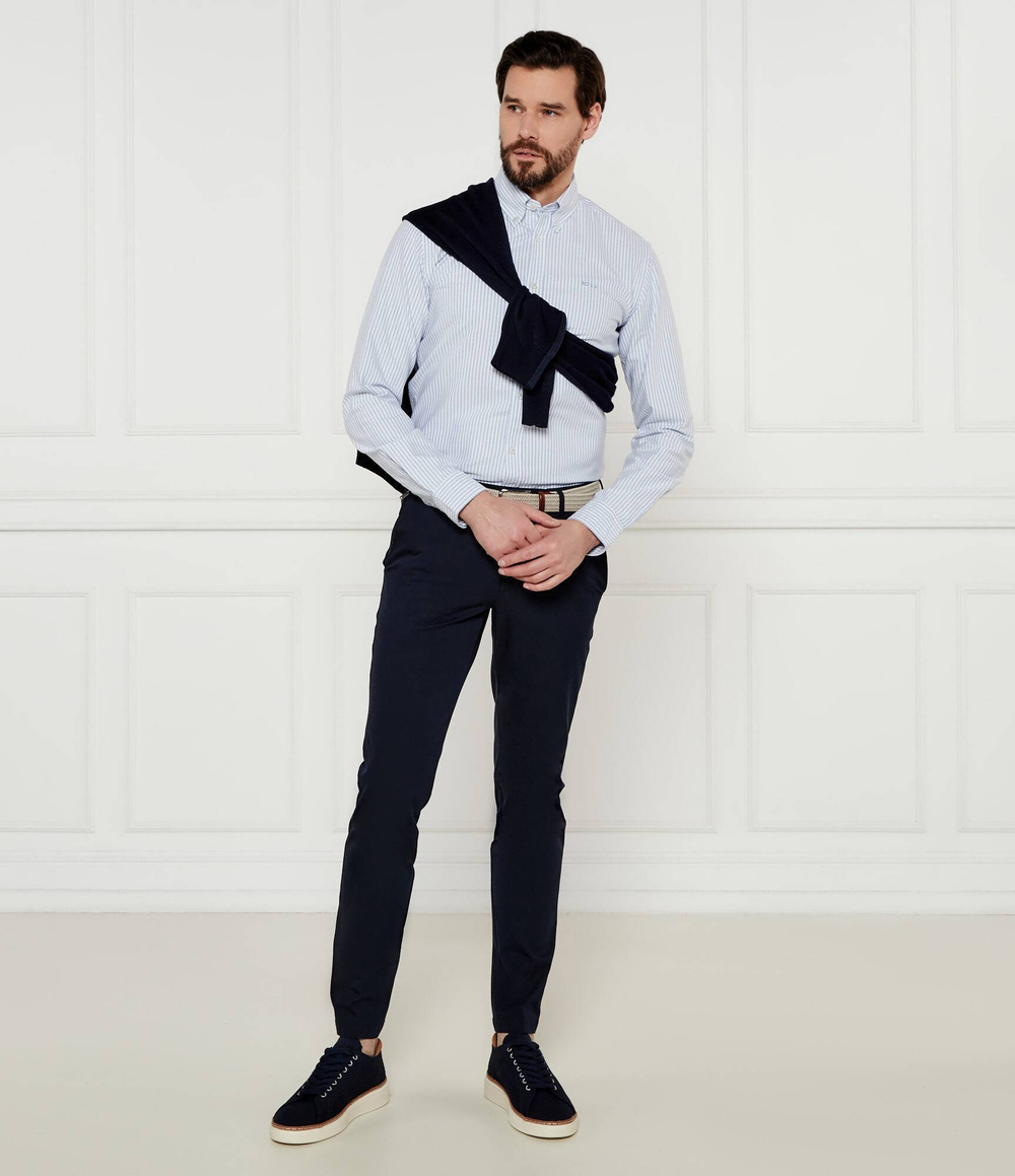 Рубашка H-ROAN-BD-E-C1-243 BOSS BLACK - голубой(50520275)