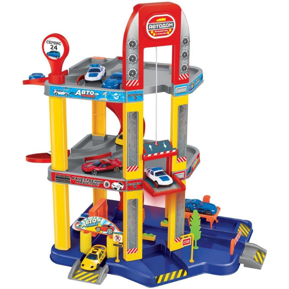 Паркинг Cars 3 69 деталей