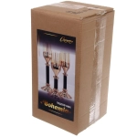 Подсвечник «BOHEMIA» 35*12*12 см, Золото/черный