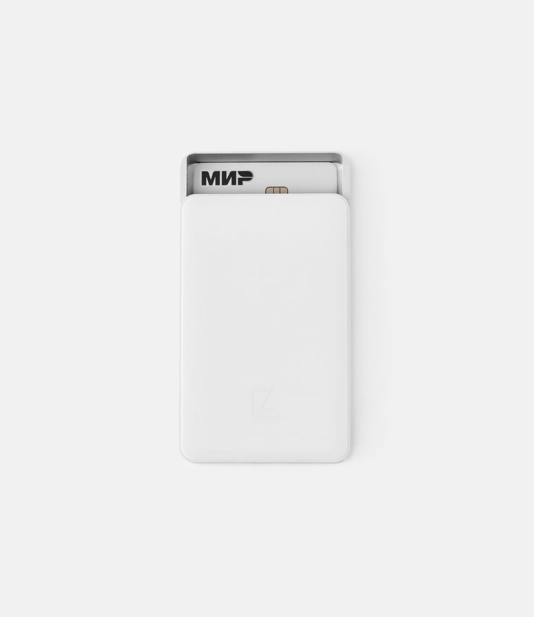 Zenlet Wallet 2 Silver — картхолдер из алюминия