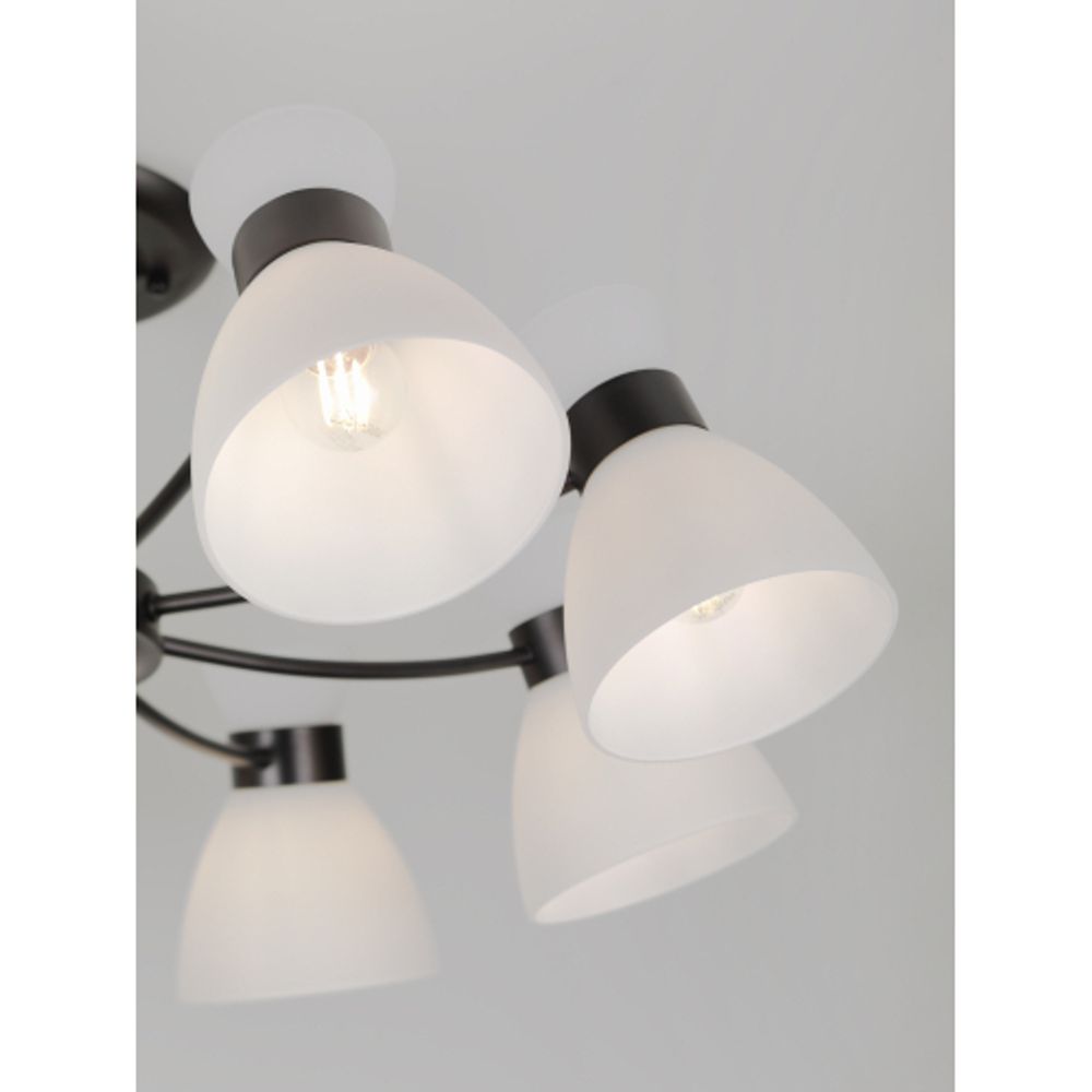 Люстра Rivoli Aemilia 9185-308 8хЕ27 60 Вт модерн | Лайт