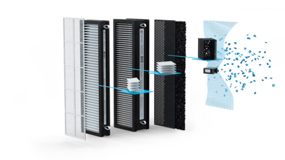 Приточно-очистительный комплекс BREZZA RCB 150 LUX + EH-1000