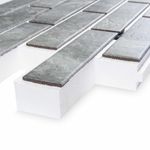 Клинкерная термопанель ППС Керамин Колорадо 2 Серый 1020х455 мм