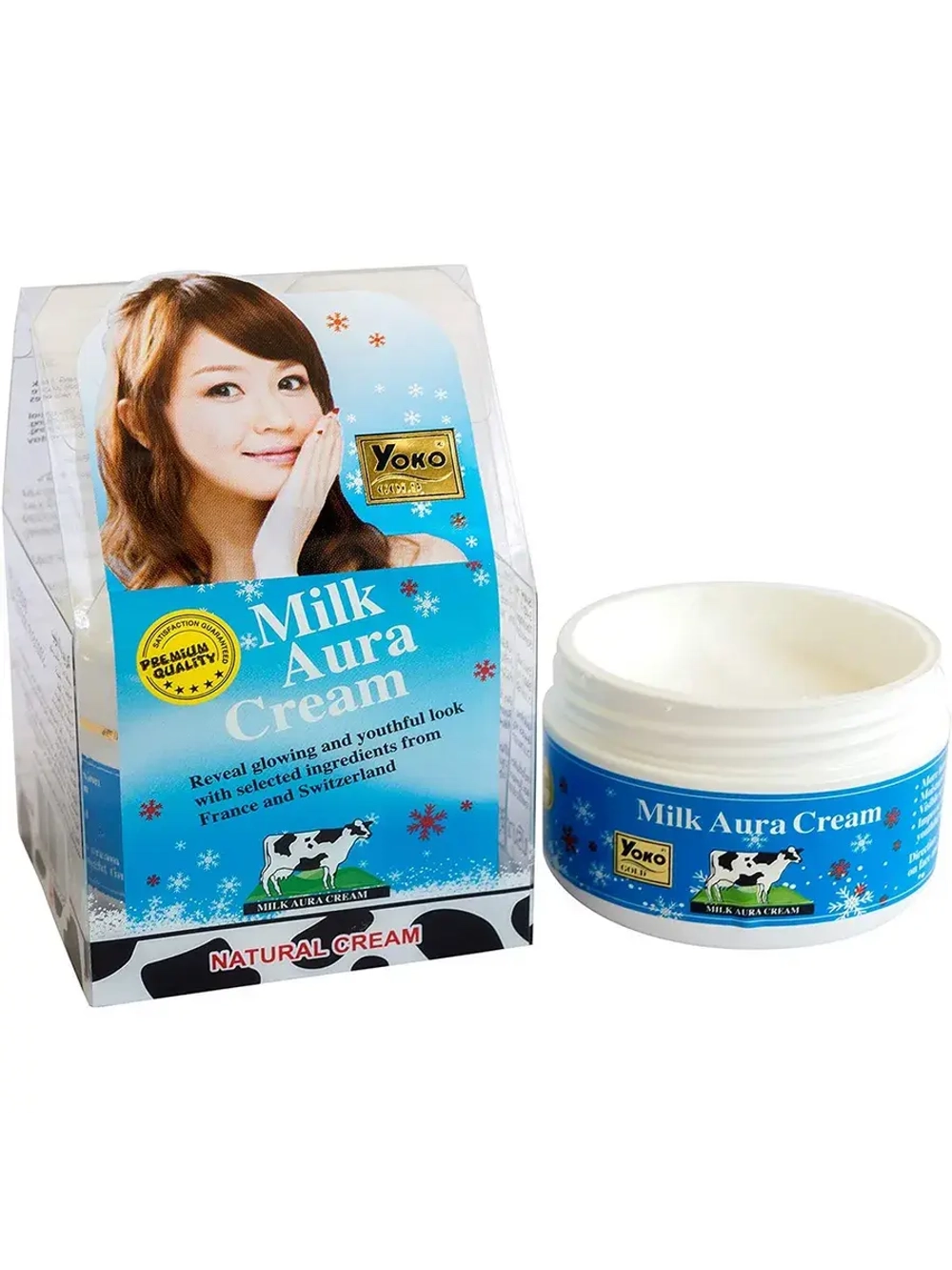 Крем для лица увлажняющий MILK AURA