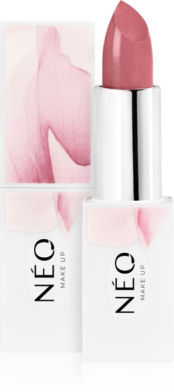 NEO MAKE UP Intense Serum Sheer Lipstick - Кремовая помада для увлажнения оттенок 02 Peony Touch, 4 g