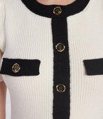 хлопковое платье Elisabetta Franchi - белый(AM69Q26E2)