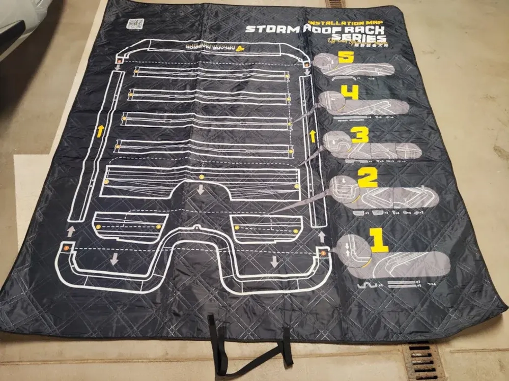 Платформа на крышу Arcane Warrior для BYD Fang Cheng BaoBao Leopard 5 2024+ леопард органайзер багажник крышу