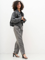 Брюки джинсовые RETRO варенка, черный