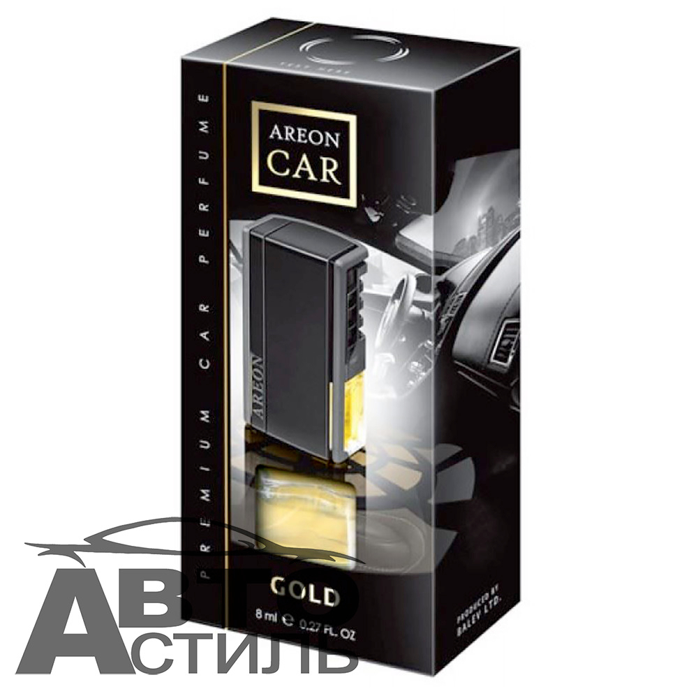 Ароматизатор на обдув AREON  AROMA CAR BOX  Black style  GOLD