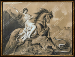 Генрих Дженни (Jenny Heinrich). «Амазонка». Швейцария, 1886 г.