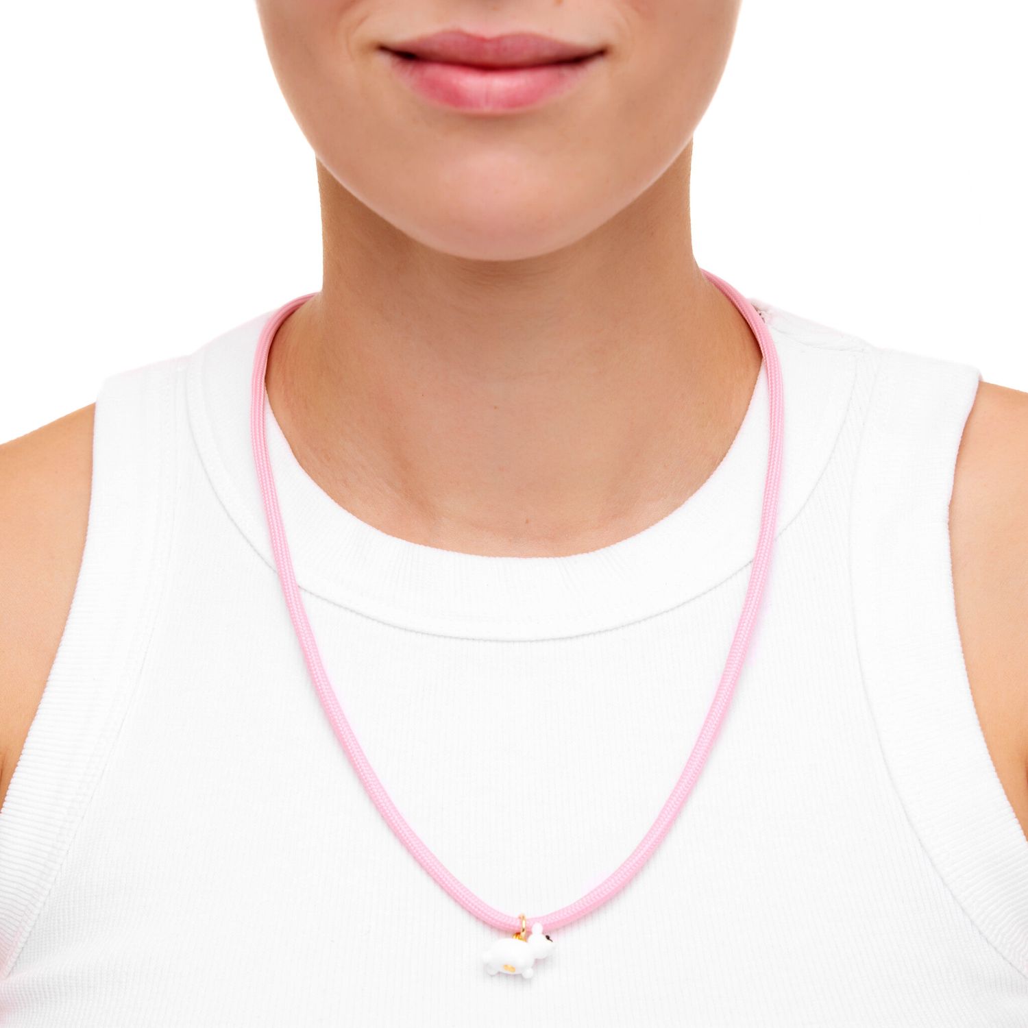 Колье Knitted Kitten Necklace - White Cat