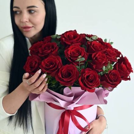 Премиум коробка из роз