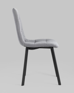 Стул Oliver Square велюр серый