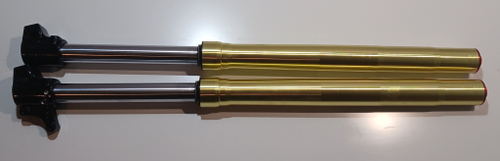 Амортизатор L=770 передний d44x47 (перья, компл.) Питбайк KAYO EVOLUTION K125EM
