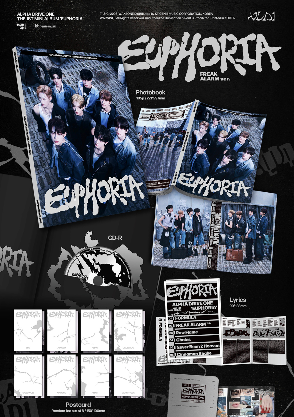 Альбом ALPHA DRIVE ONE - EUPHORIA (FREAK ALARM Ver.)