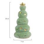 Украшение новогоднее интерьерное, 18 см, "Пушистая елочка", полиэстер, пенопласт, ЗОЛОТАЯ СКАЗКА, 592565