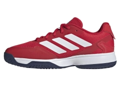 Детские теннисные кроссовки Adidas Ubersonic K - pure ruby/cloud white/dark blue