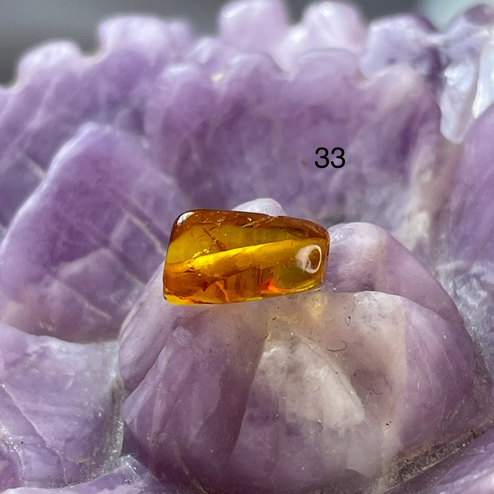 57874 Янтарь Бусина 9х4 мм-65