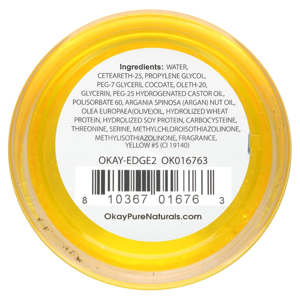 Okay Pure Naturals, Отполированные края с марокканским аргановым маслом, 59 мл (2 унции)