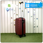 Маленький чемодан L'Case Phatthaya, бордовый, S