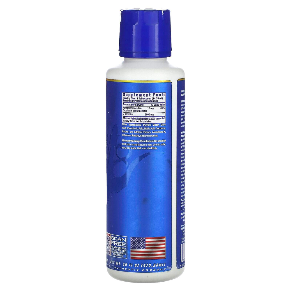Ronnie Coleman, Vita Edition, L-карнитин XS 3000, апельсиновый сок, 473,28 мл (16 жидк. унц.)